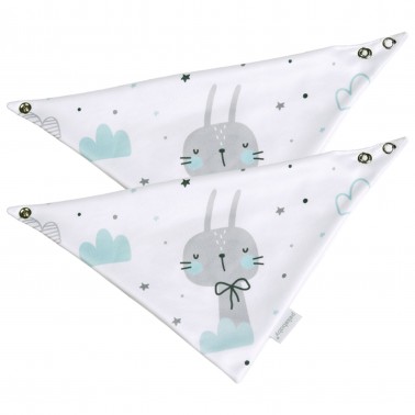 SET DE 2 BANDANAS PARA BEBES